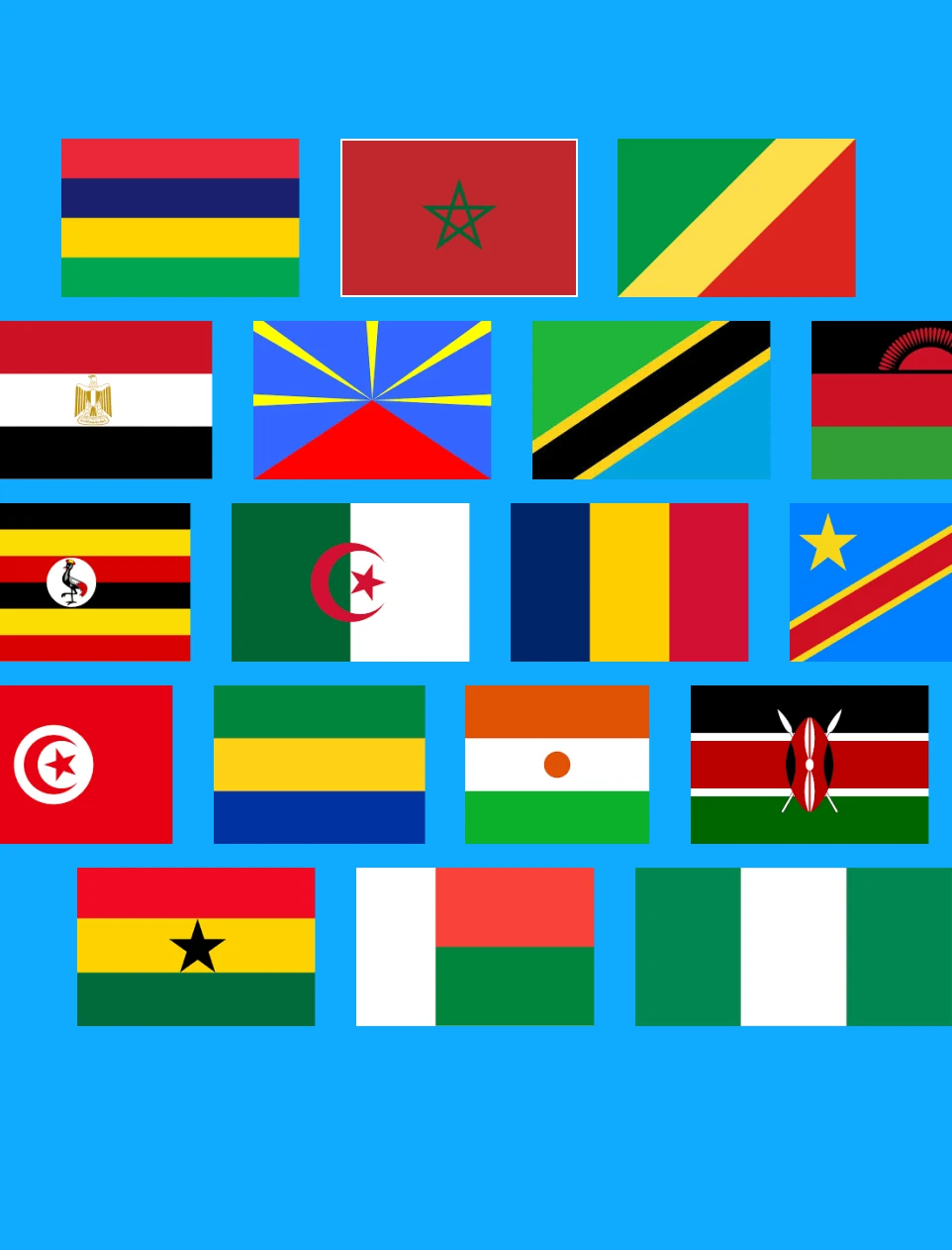 Afrika - 18 Landen
