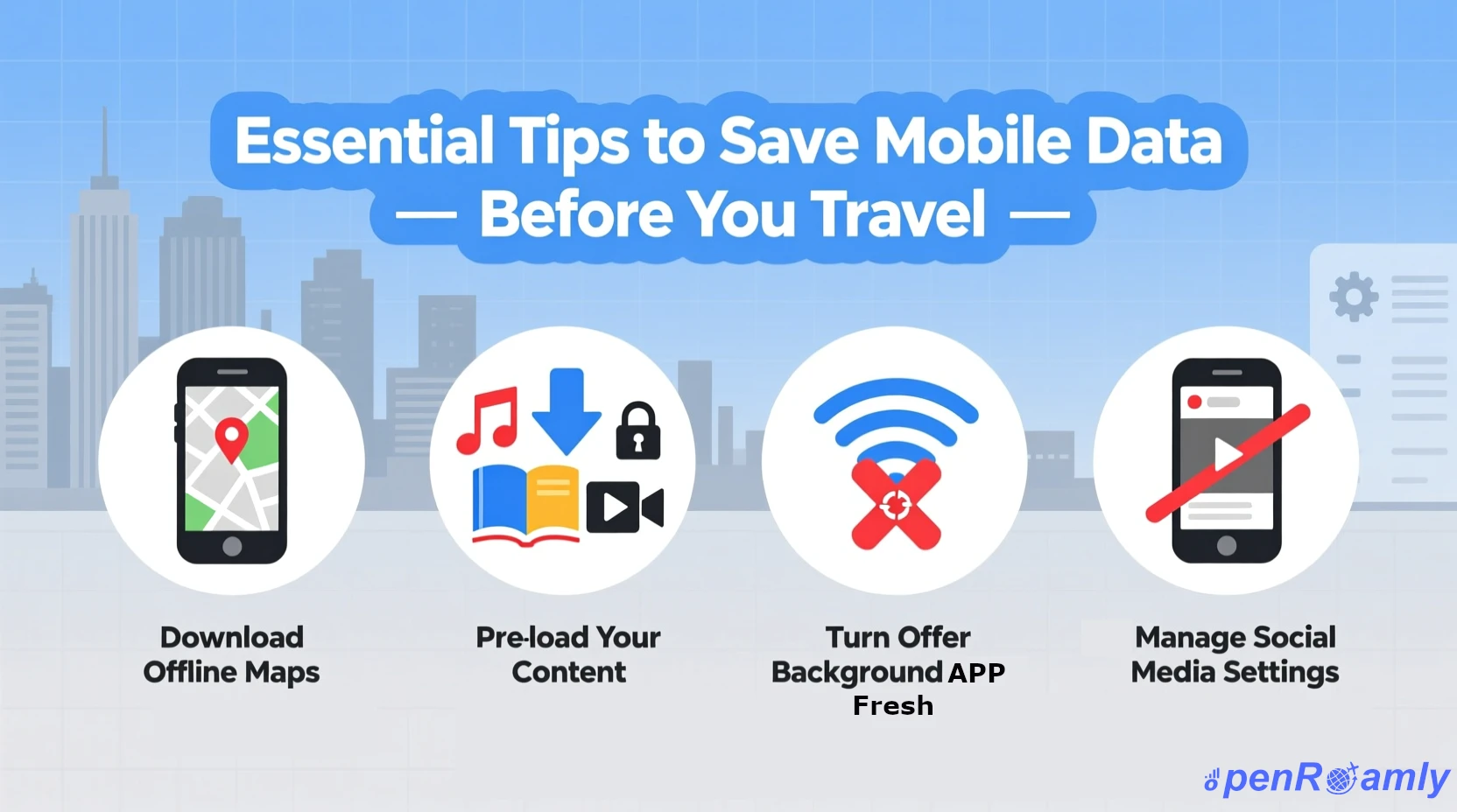 essential trips to save mobile data before you travel