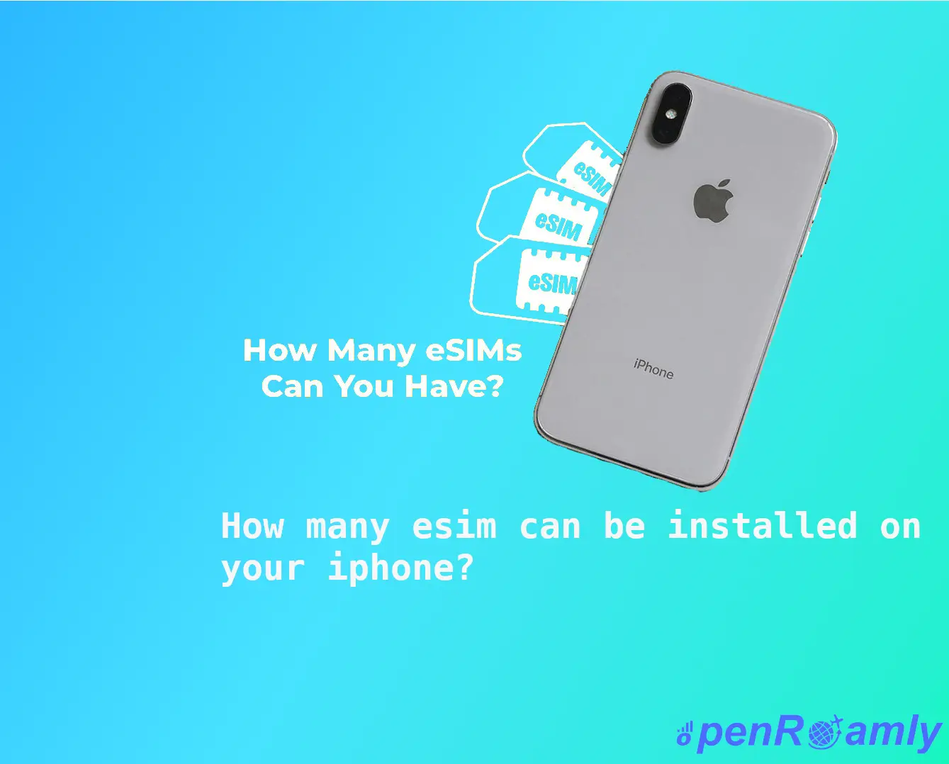 Hoeveel eSIM kunnen op uw iPhone worden geïnstalleerd