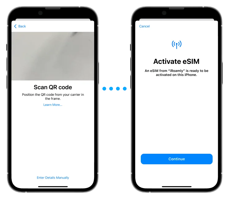 iOS QR Code Scanning Interface